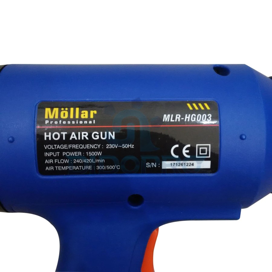 Heat Hot Air Gun 1500W MOLLAR HG003 MESIN PEMANAS