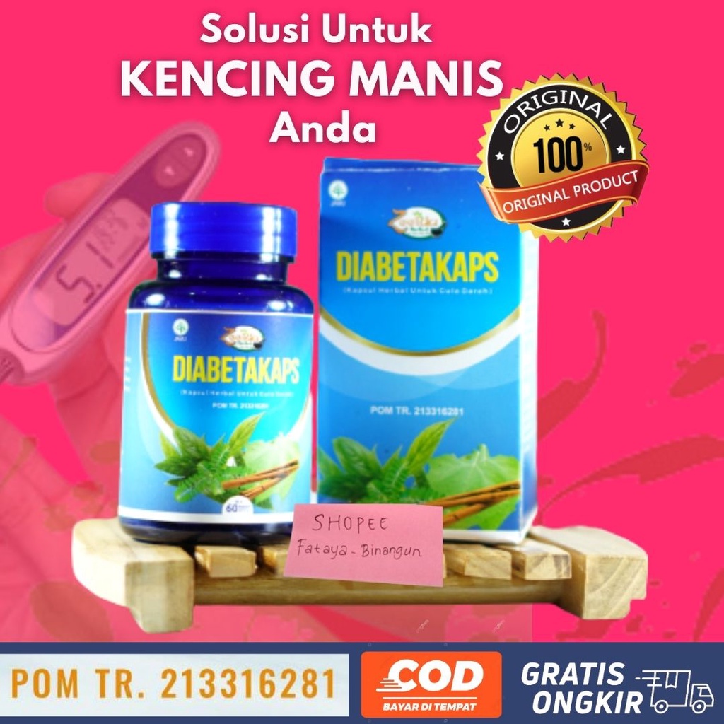 

Obat Diabetes Gula Darah Kencing Manis Herbal Alami Diabetakaps Zeeida Isi 60 Kapsul