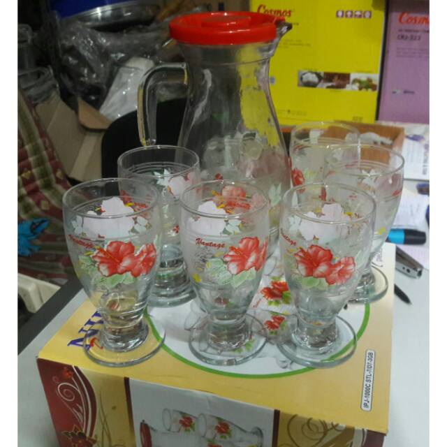 Drink set Teko set kaca NIKARI