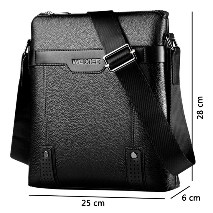 Rhodey Tas Selempang Pria Bahan PU Leather - 18067