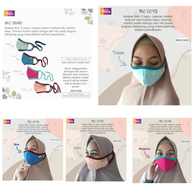 Masker NIBRAS MC 004 (Wrn Tua / Muda)