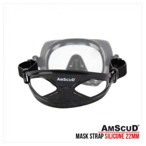 Amscud Tali Karet Kacamata Selam Diving Mask Strap Snorkeling Masker Scuba Freedive