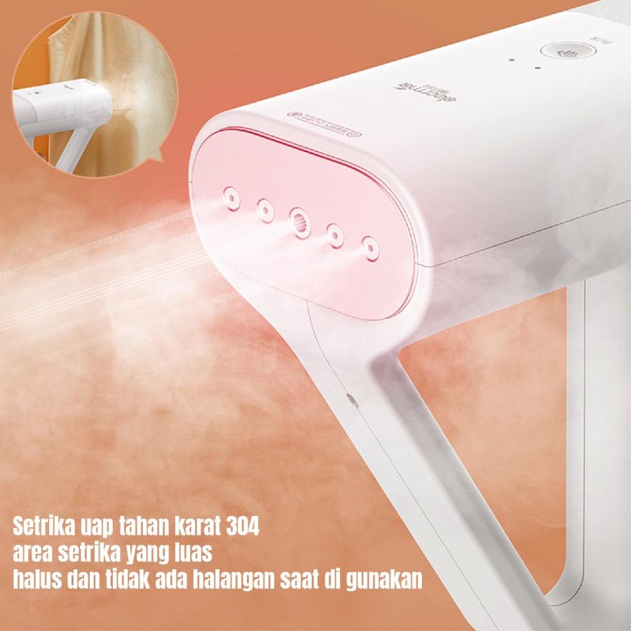 Deerma HS100 Handheld Garment Steamer Portable - Steam Iron - Setrika Uap - Garansi Resmi 1 Tahun