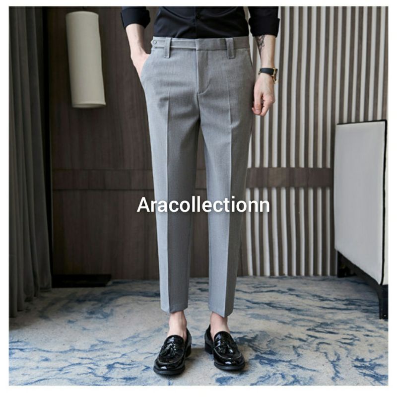 Celana Ankle Pants Celana Casual Celana Formal Celana Bahan Kerja Kantor Celana Premium