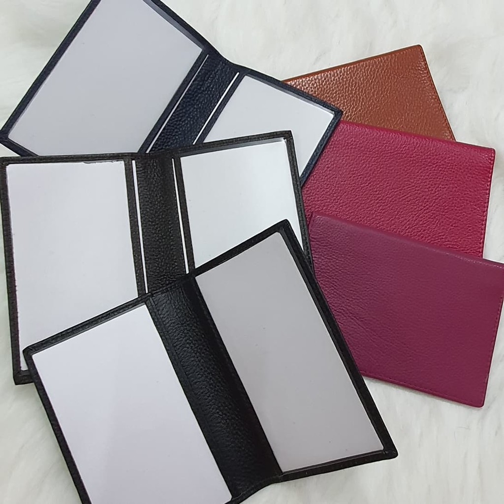 Plain Genuine Leather Passport Holder