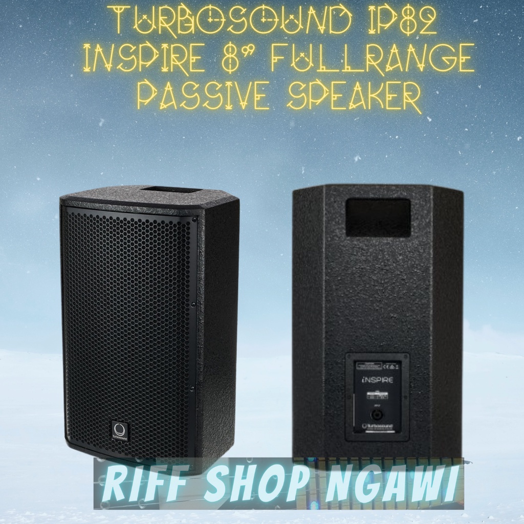 SPEAKER ORIGINAL Turbosound IP82 IP 82 INSPIRE 8" Fullrange Passive Speaker