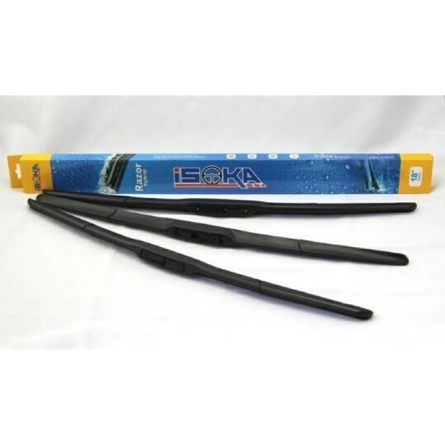 Wiper kaca mobil / wiper isoka / sapu kaca mobil
