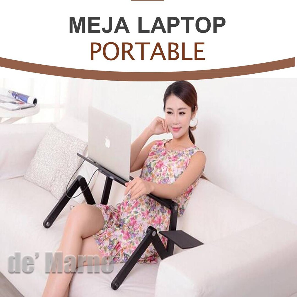 MEJA LAPTOP / MEJA LAPTOP PORTABLE / MEJA LAPTOP LIPAT / AKSESORIS LAPTOP