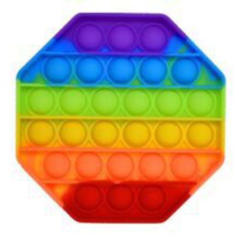 Pop It mainan anak popit unicorn tirex among us icecream-Octagon