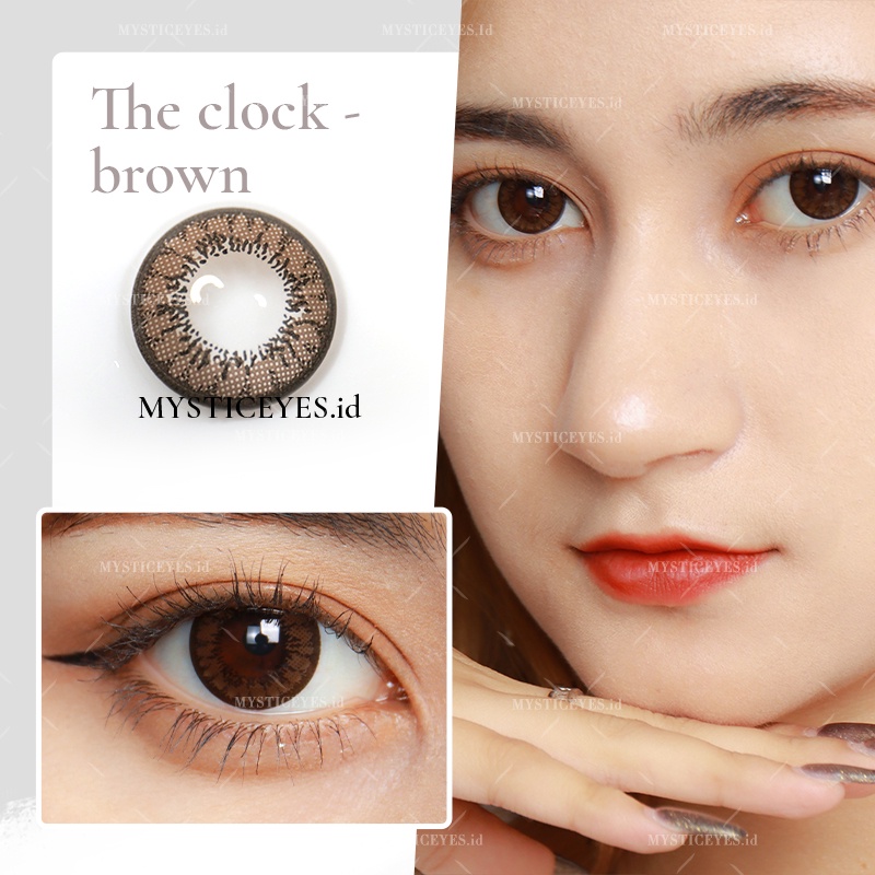 [✅COD] MYSTICEYES SOFTLENS THE CLOCK LENSA KONTAK 14.5 MM MINUS -5.00 S/D -7.00