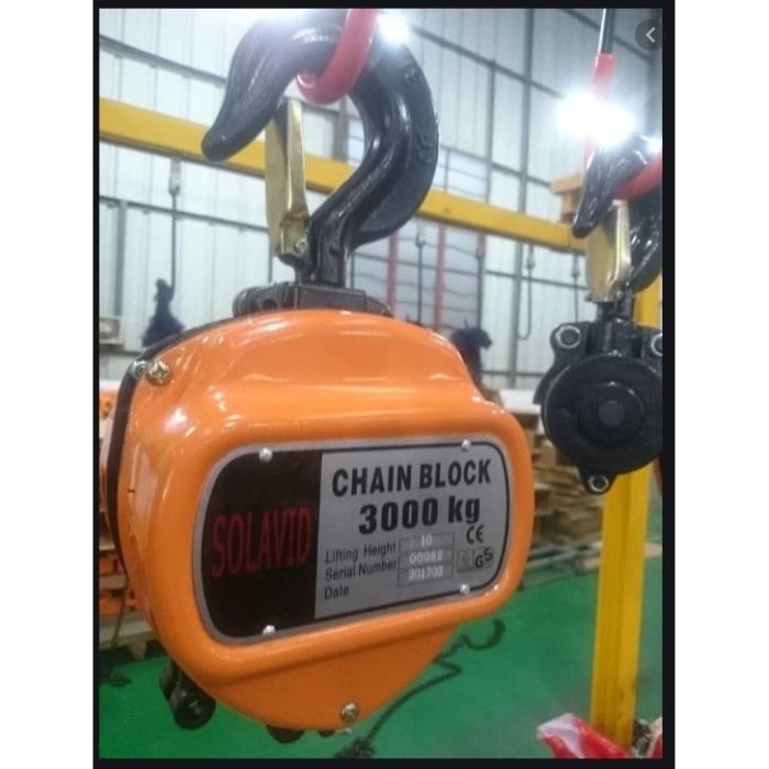 Takel manual 5 ton 3 meter Kerekan Katrol 5Tx3M Derek Hoist Lift chain
