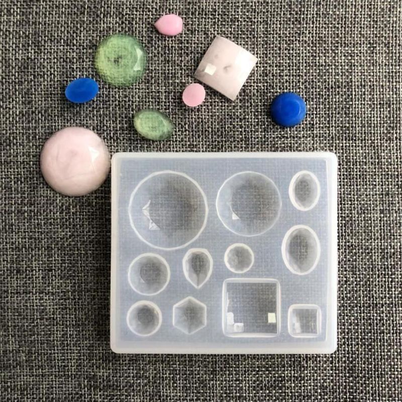 SIY  Crystal Epoxy Resin Mold Geometric Irregular Earrings Water Drops Square Pendant Casting Mould Handmade DIY Crafts