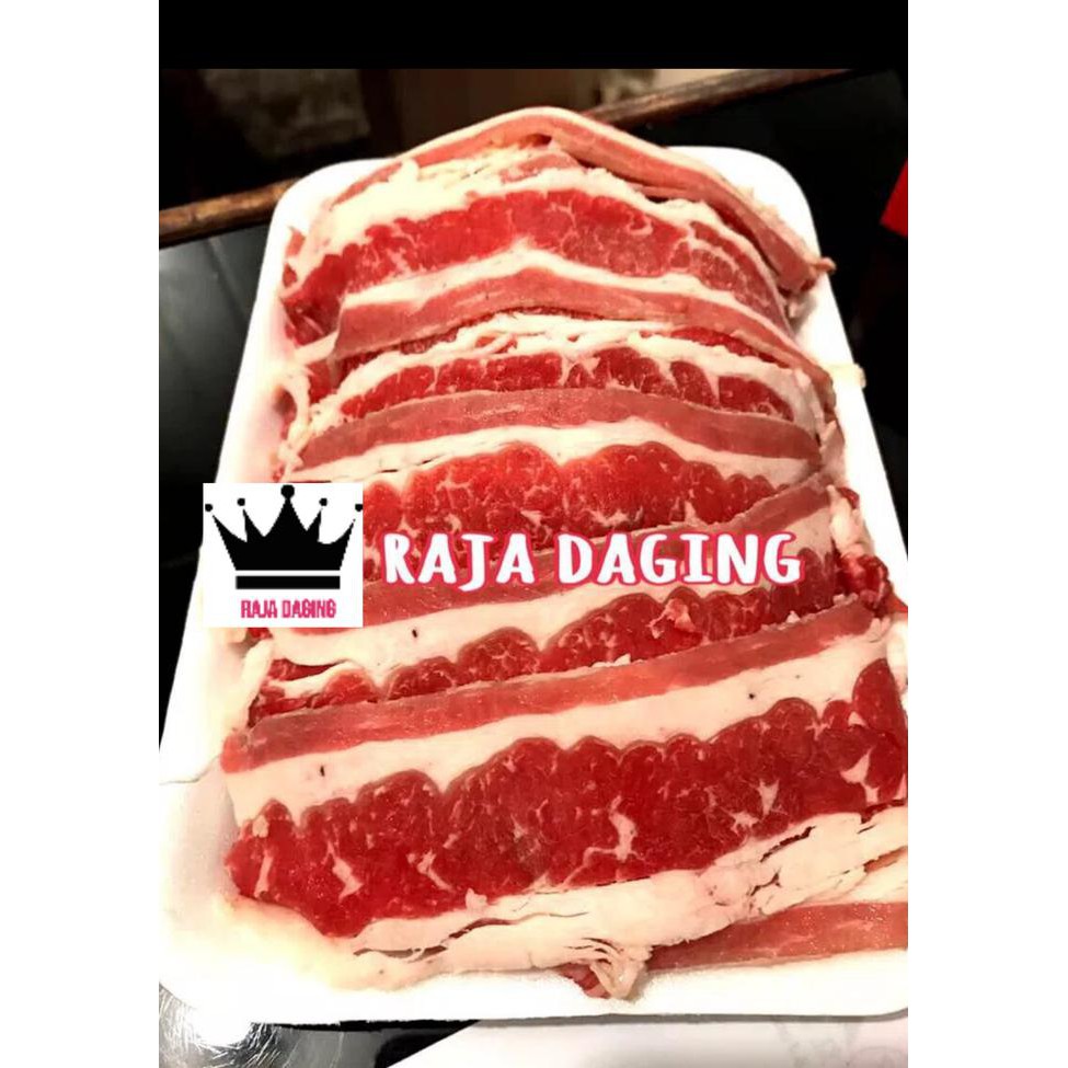 

SPECIAL!! USA BEEF SLICE / DAGING SAPI SLICE TIPIS @1Kg - HIGH QUALITY
