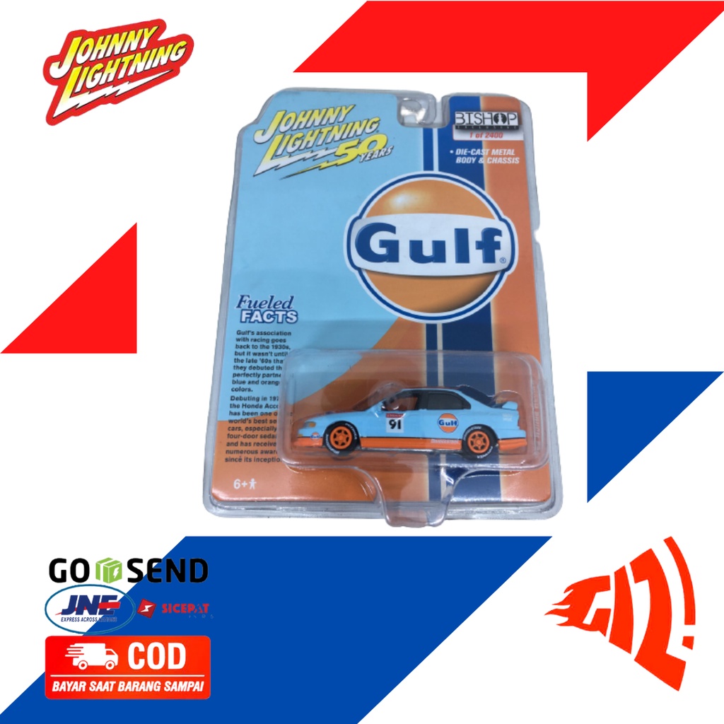 JOHNNY LIGHTNING 1996 HONDA ACCORD GULF