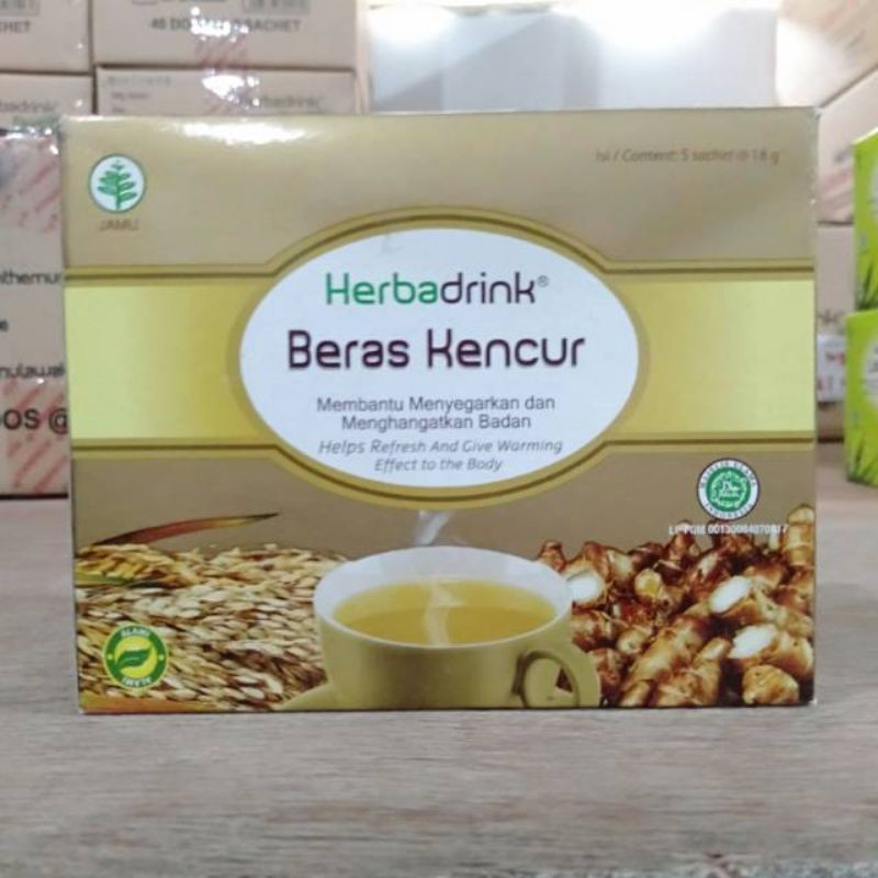 

herbadrink beras kencur isi 5 sct