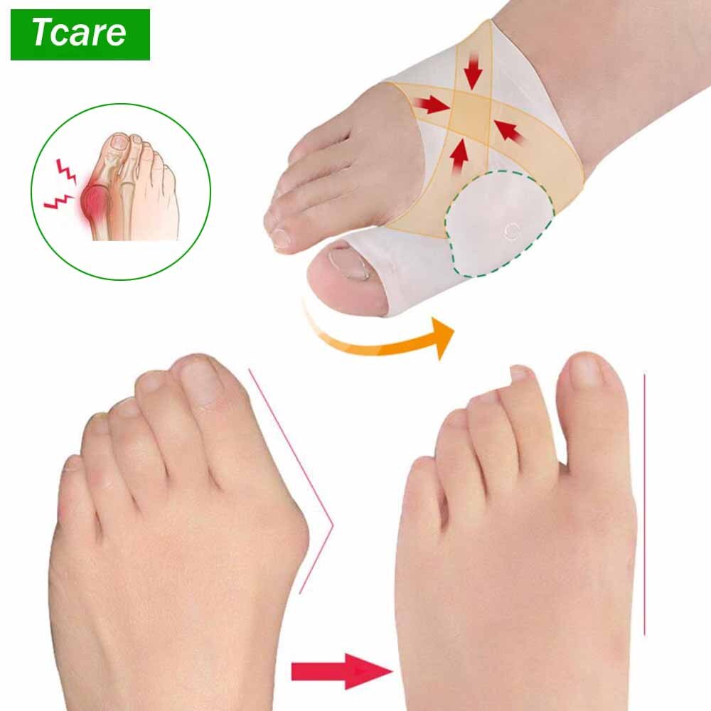 PreOrder Tcare 1Pair New Gel Orthopedic Bunion Corrector Sleeves - Foot Bunion Protector-