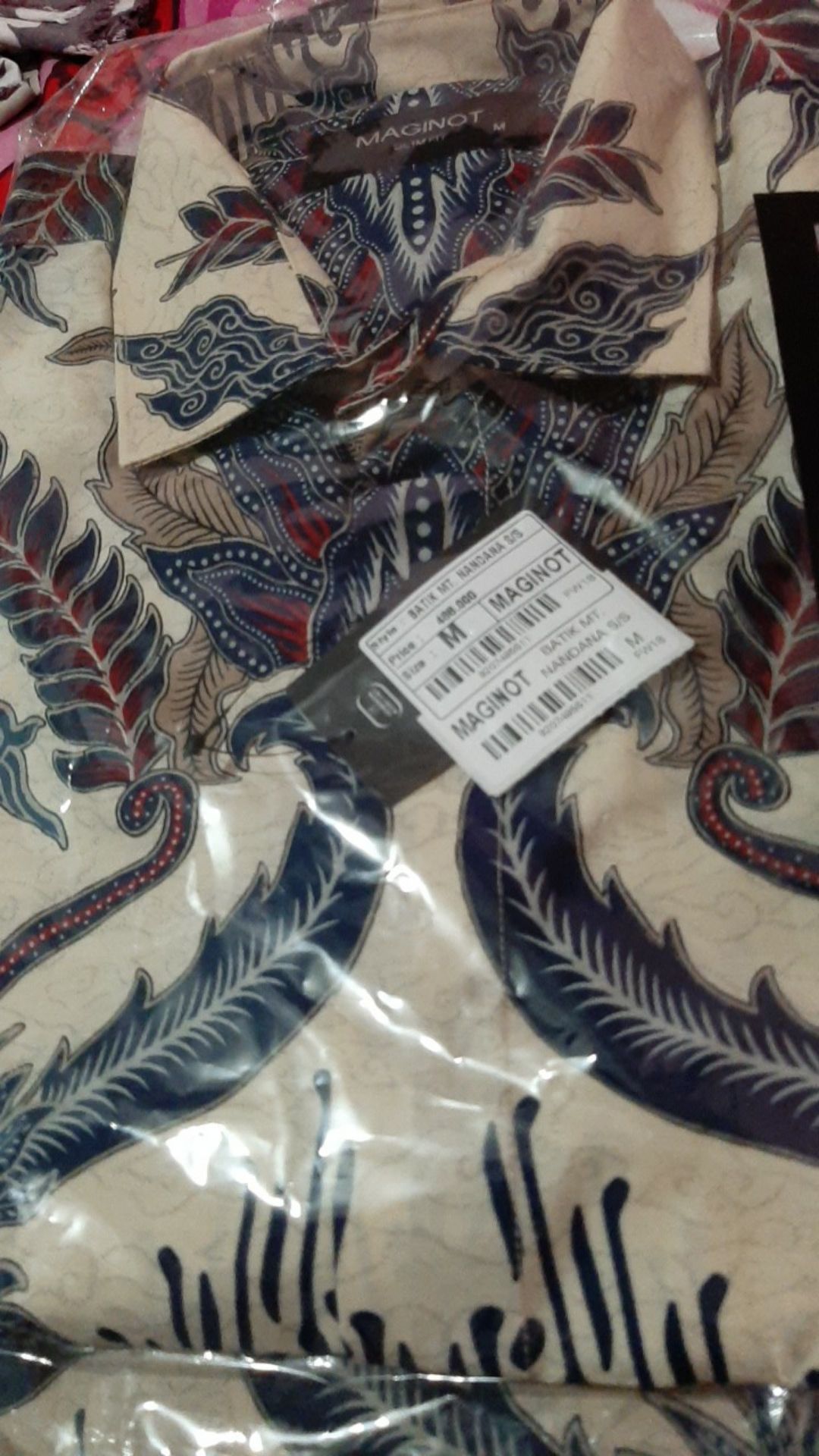 Maginot Kemeja Batik Pria Nandana-ss Lengan Pendek