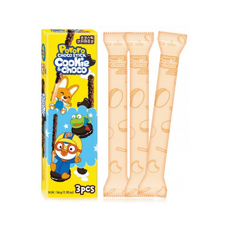 

PORORO CHOCO STICK 54GR COOKIES&CHOCO