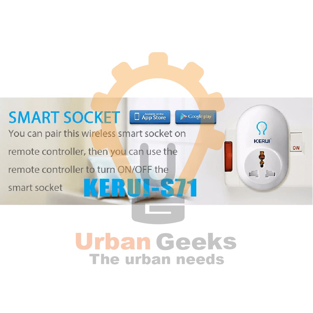 Power Socket Smart Switch for Kerui Alarm System KERUI S71