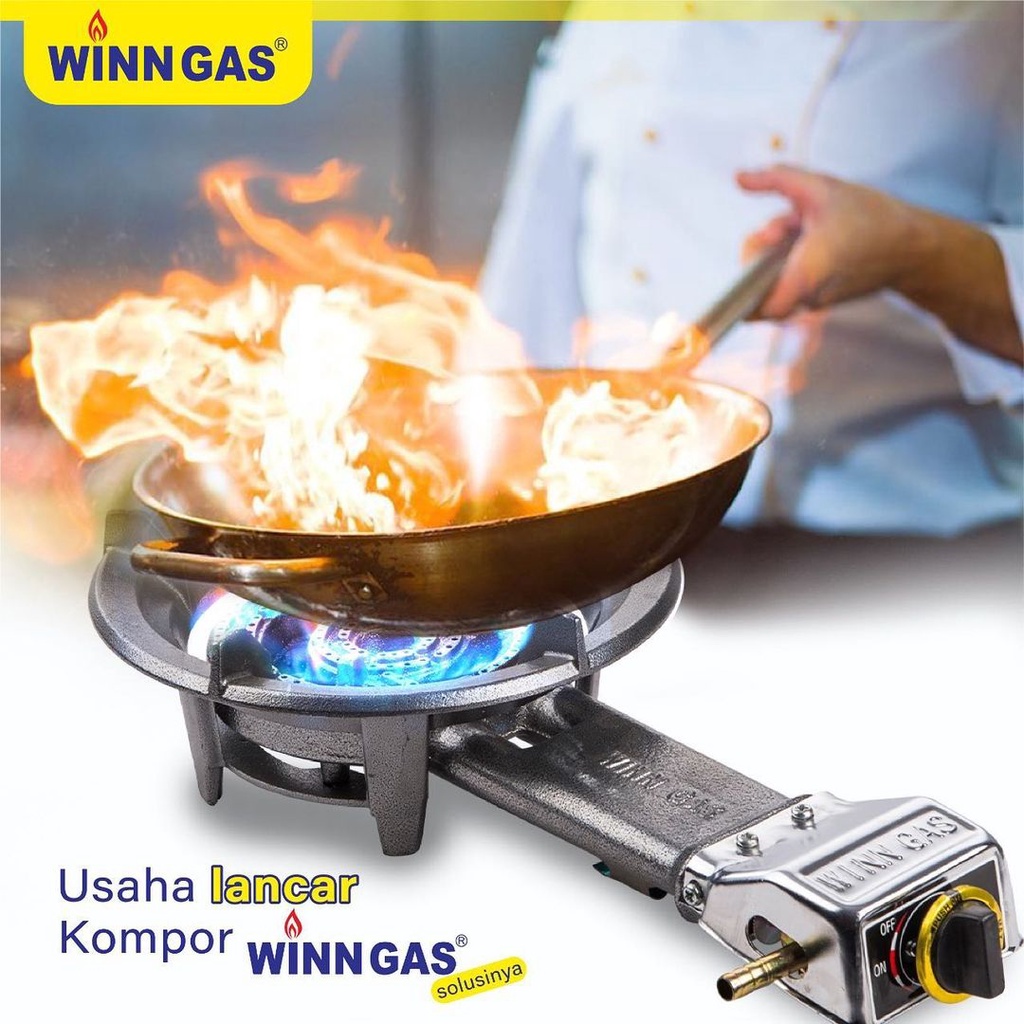 Kompor Winn Gas Komersil 1 Tungku  21A/31A