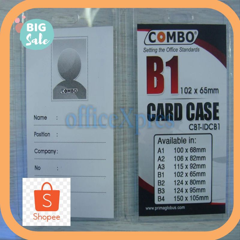 

Termurah PROMO Name Tag - ID Card Plastik Keras B1 Kekinian