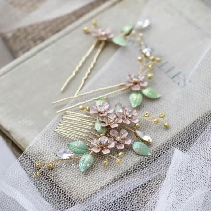 Cathline Sangjit - hiasan rambut chinese/hairpiece/sirkam/hairpin