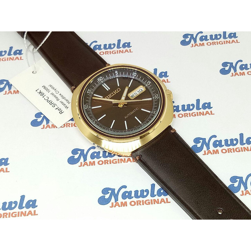 Seiko Automatic SRPC16K1 Recraft Gold IP Case - Jam Tangan Pria SRPC16