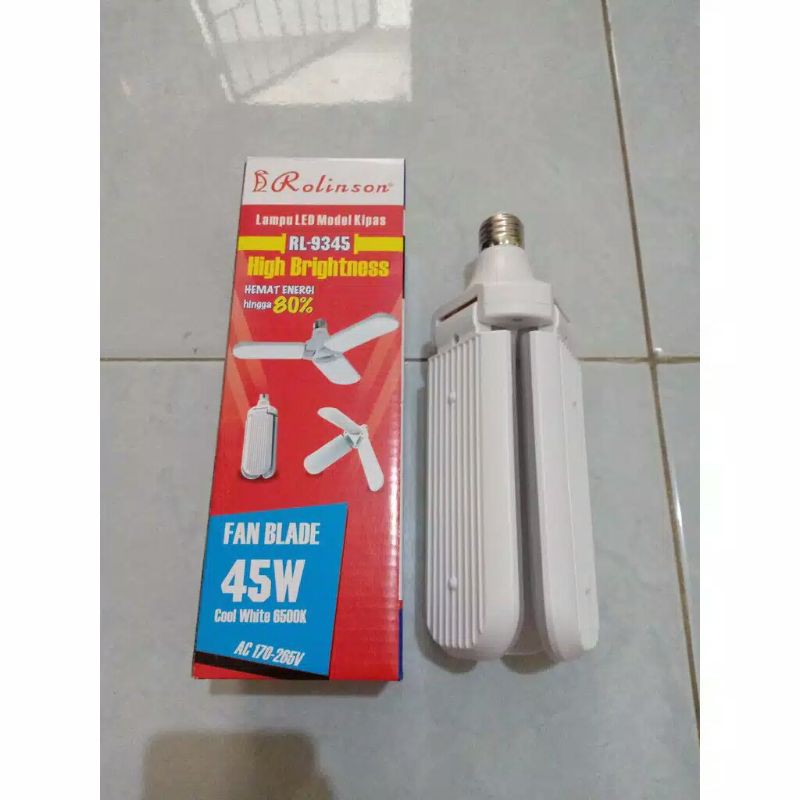 Bohlam Lampu LED Model Kipas 45Watt Rolinson RL9345