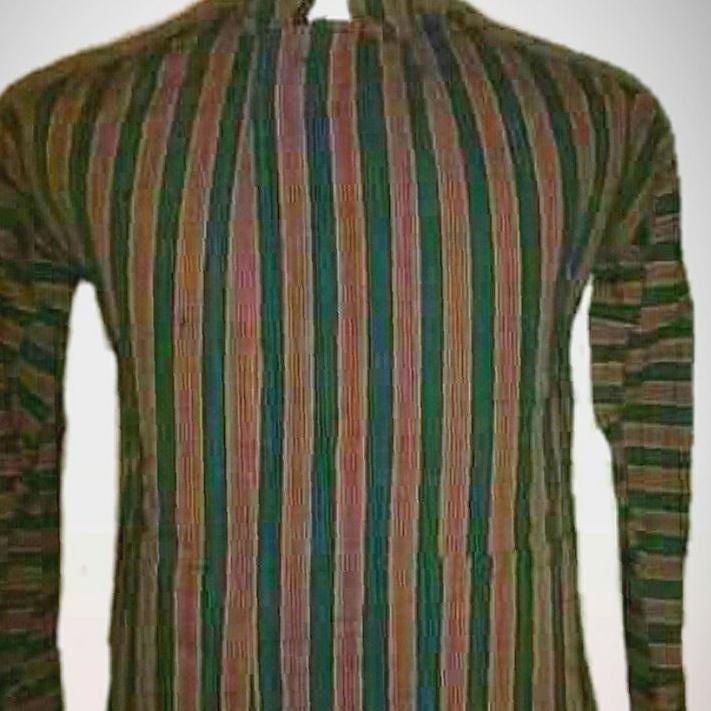 ξSEGERA MILIKI COD baju surjan lurik Coklat hijau // baju adat jawa FFD♞