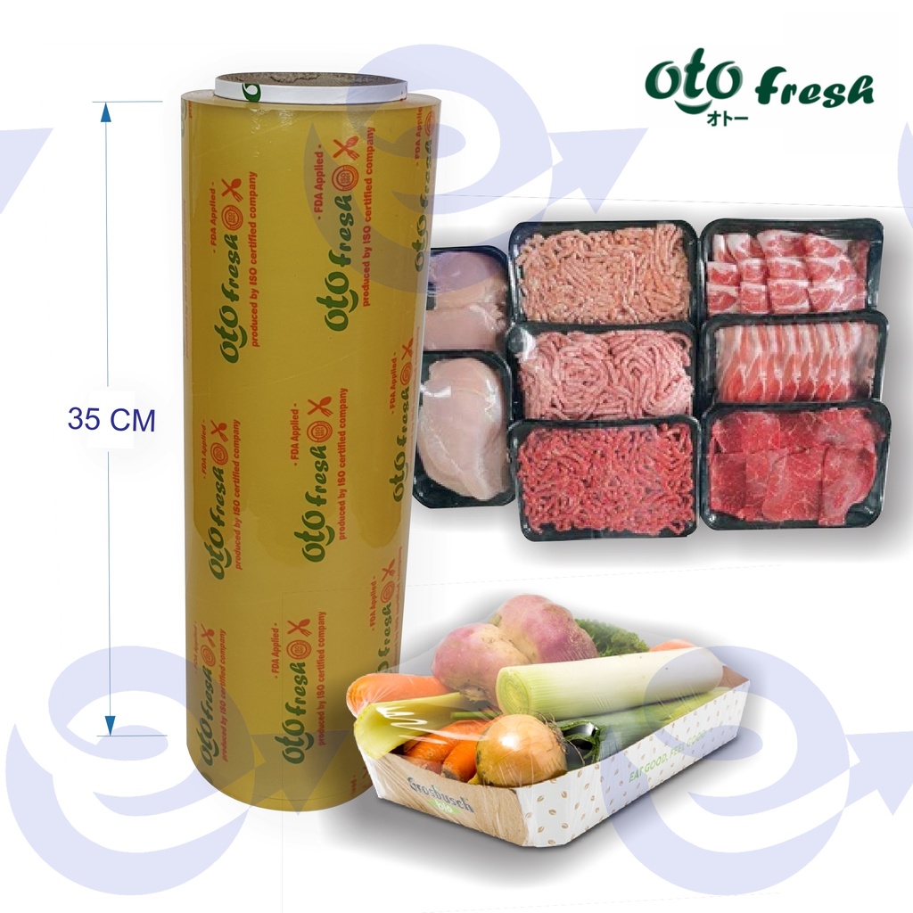 OTO Fresh Plastik Wrapping Pembungkus Makanan Food Wrap 25 30 35 45 CM