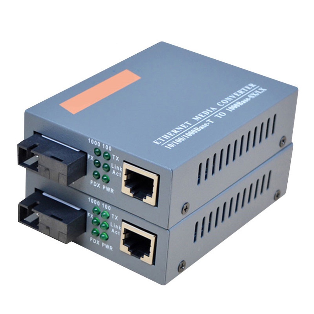 HTB-GS-03 A+B NetLINK Gigabit Fiber Optic Ethernet Media Converter Jaringan Networking