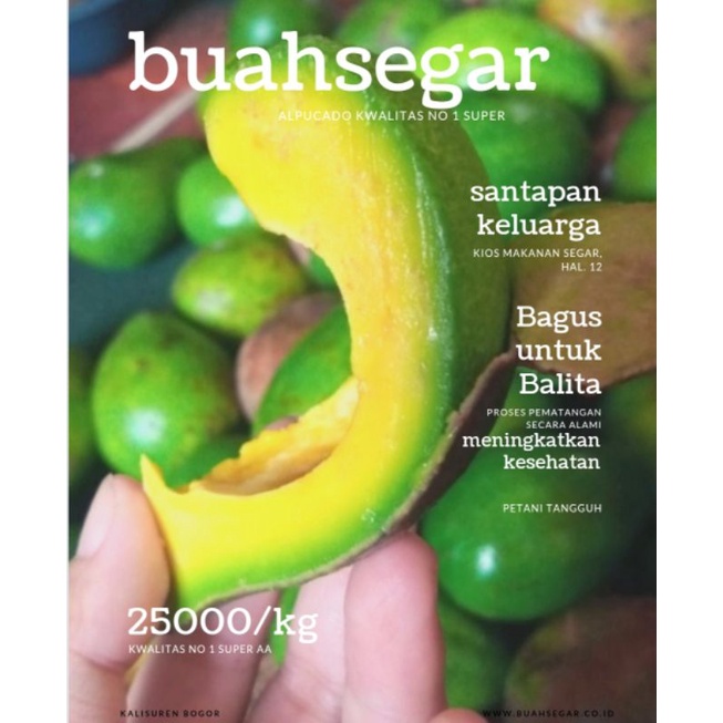 

alpukat mentega super