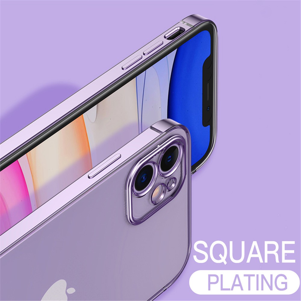 Square case iPhone 11 pro max soft metal material casing iPhone 7 8 plus X XS MAX XR anti-drop cover