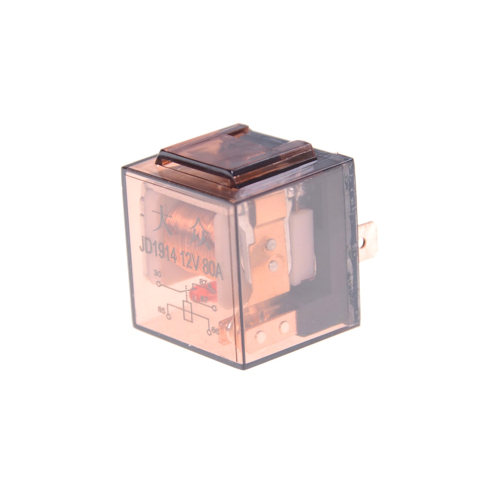 (LUCKID) Relay SPDT 5Pin 12V 80A Anti Air Untuk Kontrol Mobil