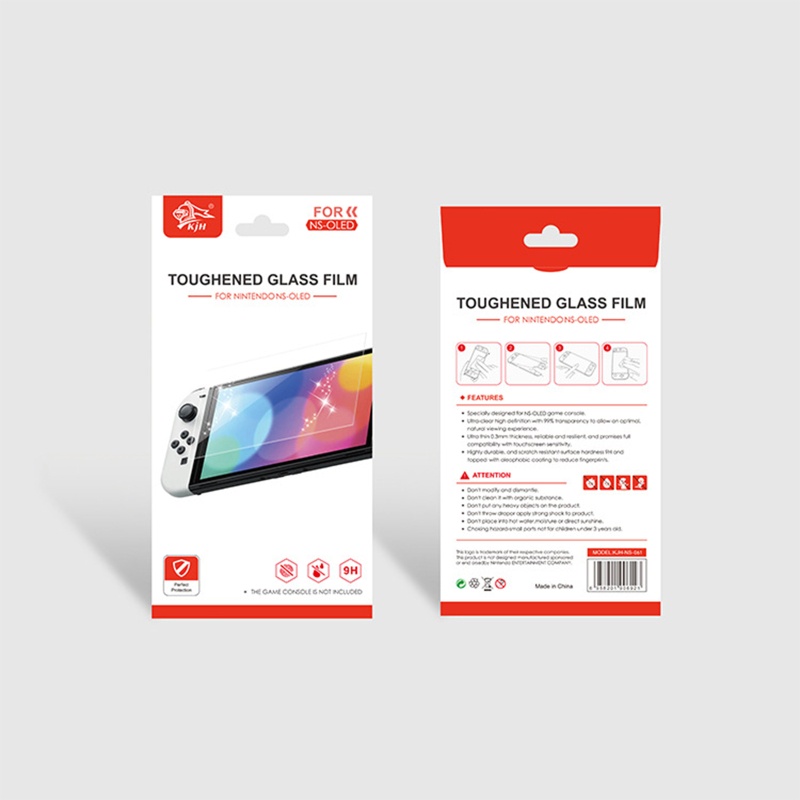 Btsg Bubble Free Tempered Glass Pelindung Layar Ultra-Tipis Cocok Untuk Switch OLED