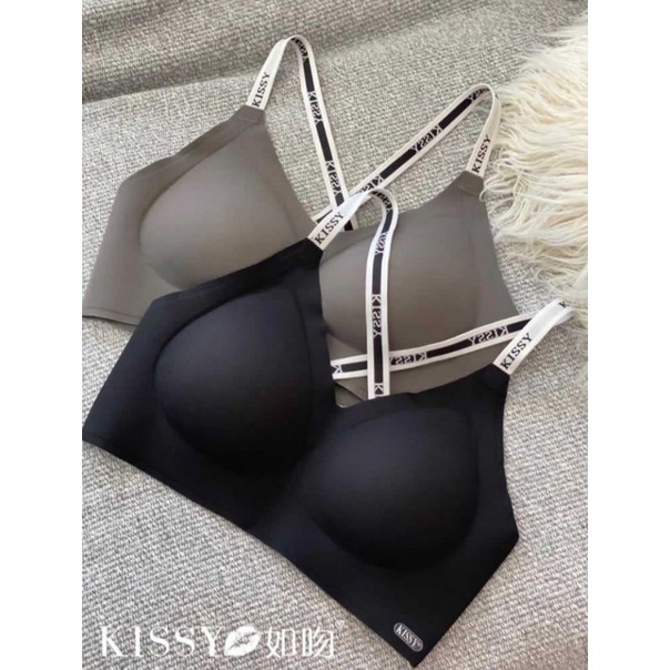 Kissy Bra Sport / Wanita Pakaian Dalam Set / Sport Bra / Bra Tanpa Kawat