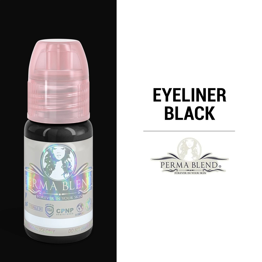 TINTA SULAM EYELINER ORIGINAL PERMABLEND MADE IN USA EYELINER BLACK 15 ML