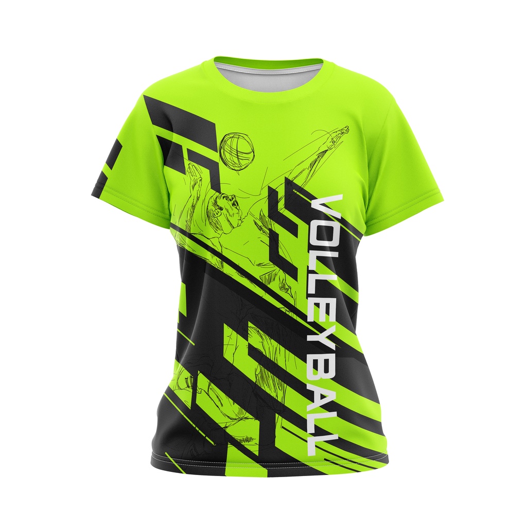 Jersey Olahraga Voli Volly Volley Ball Wanita Custom Full Printing 04-06