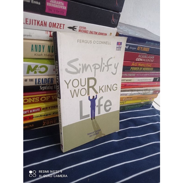 Buku Simplify Your Working Life Bekerja Cerdas Efektif Fergus