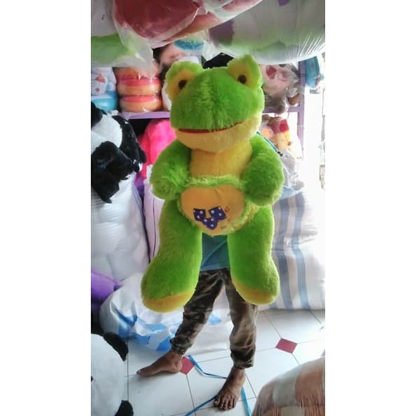 Boneka keroppi keropi keropy kaki panjang jumbo besar