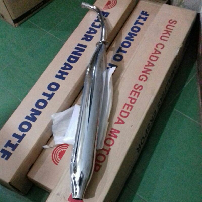 KNALPOT STANDAR HONDA C70 C 70 ORIGINAL FAJAR INDAH