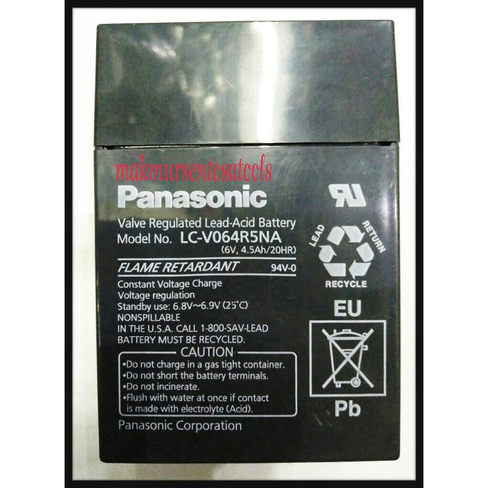 ORIGINAL - AKI/ACCU 6V PANASONIC ORIGINAL
