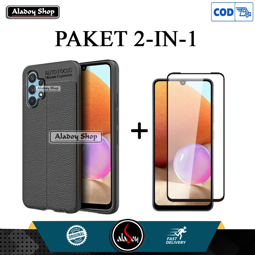 Case Samsung Galaxy A32 4G New Casing Softcase + Tempered Glass