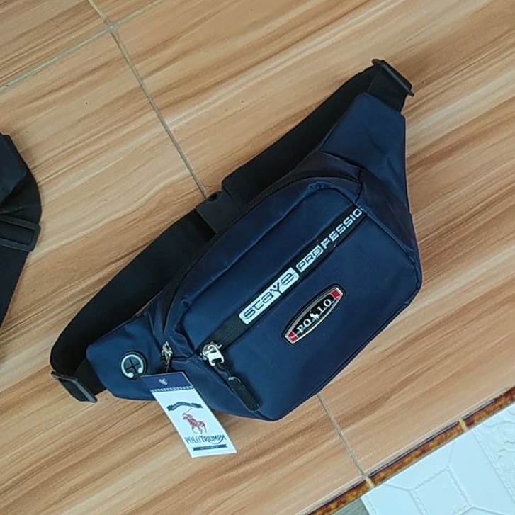 Waistbag pria gaul bahan anti air / Tas Selempang Outdoor waterproof