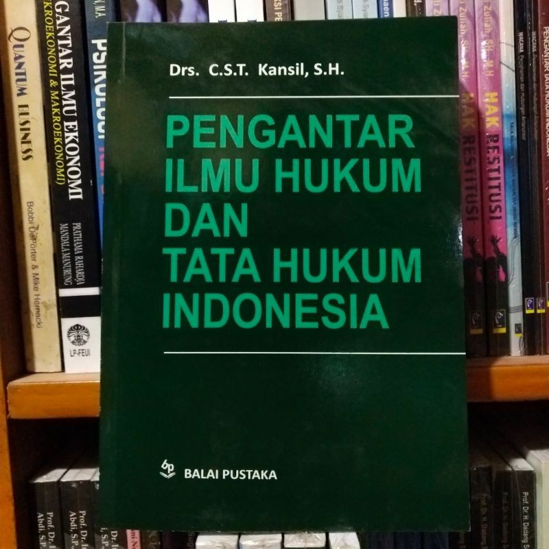 

Buku pengantar Ilmu hukum dan Tata Hukum Indonesia terlaris termurah