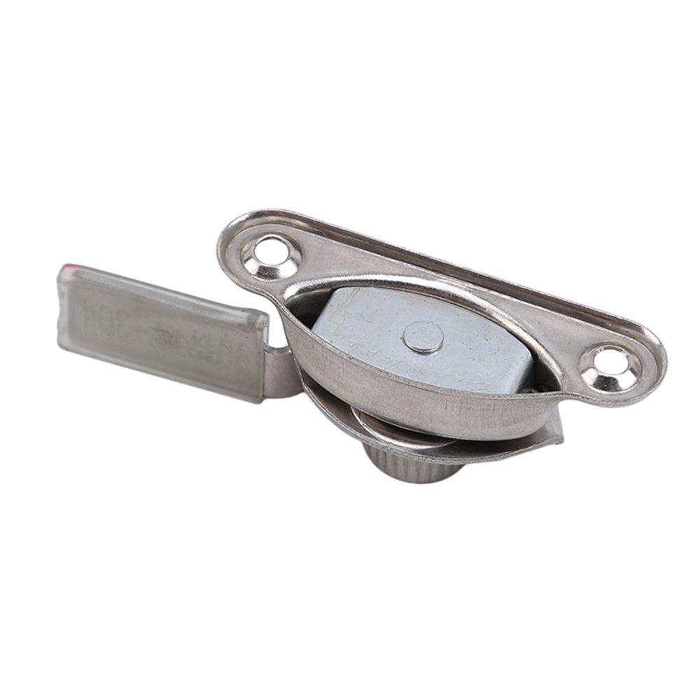 [Elegan] Crescent Lock Stainless Steel Safety Gesper Asuransi Jendela Pintu Geser Rumah Tangga Dua Sisi