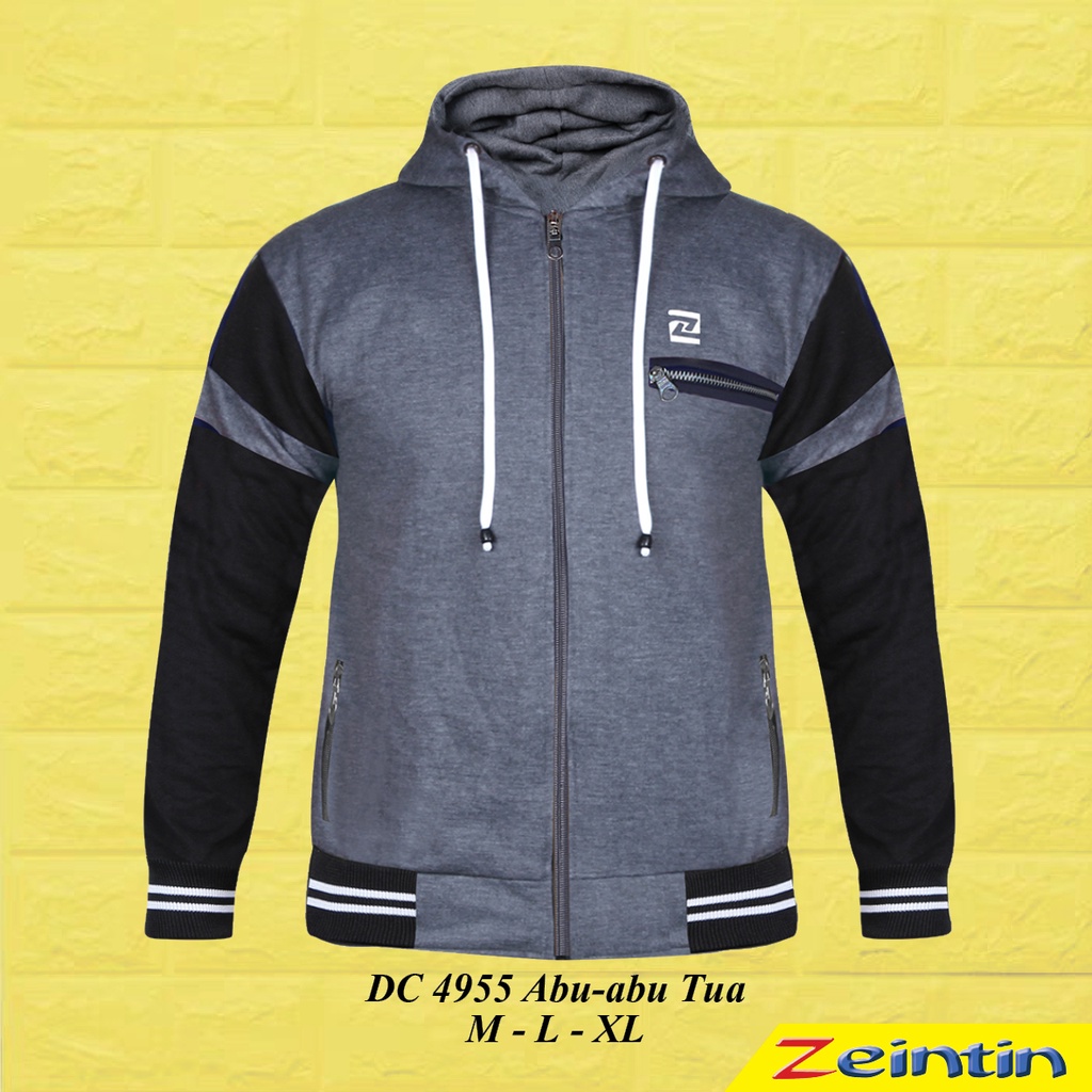 Zeintin - Jaket Pria Sweater Pria Hoodie Jaket Fashion Bahan Synthetic Wool DC