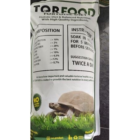 TORFOOD PELET KURAKURA DARAT DESERT/FOREST 500GR BUKAN GTF Mazuri Meizu Kunkka Repcal