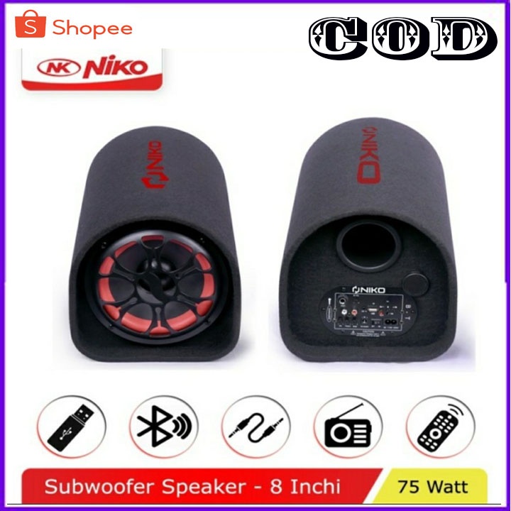 PROMO NIKO GL8 - Speaker Tabung 8 inch - Subwoofer Car speaker GL 8