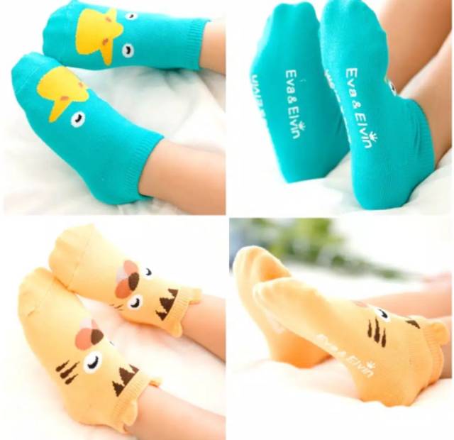 KAOS KAKI BAYI CUTE ANIMAL 3D BAHAN KATUN7